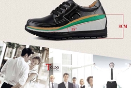 Giày cao nam 8cm – cao 8cm chưa bao giờ dễ như vậy.