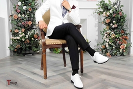 Giày đế cao cho chú rể