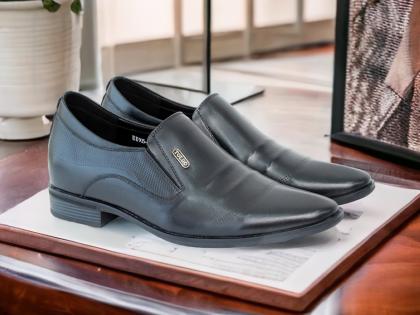 giày tăng chiều cao siêu nhẹ TD905 Đen trơn 3.jpg