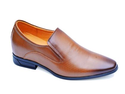 Giày cao nam 6cm da sầ