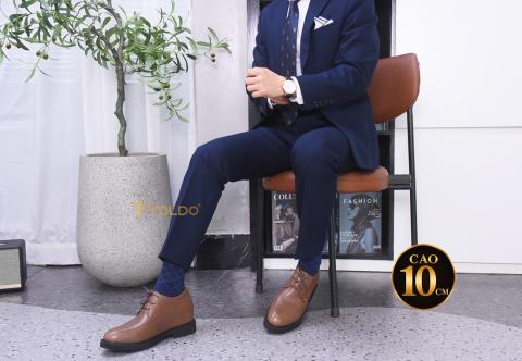Giày Derby tăng chiều cao – Sự cân bằng giữa lịch lãm và thoải mái