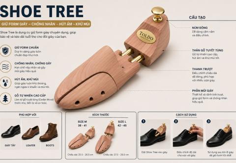 Shoe Tree là gì? Có nên sử dụng cho giày da?