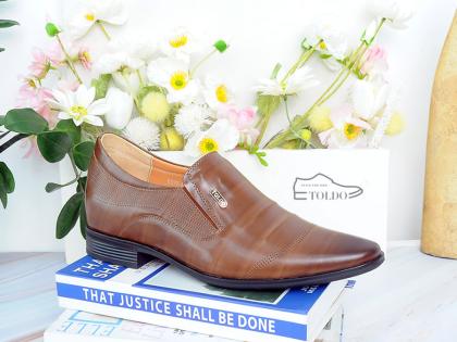 giày cao cho nam sang trọng TD905 Nâu sần 4.jpg
