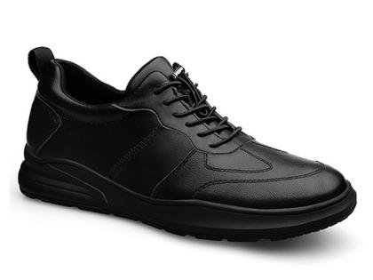 Giày thể thao màu đen cao 6cm