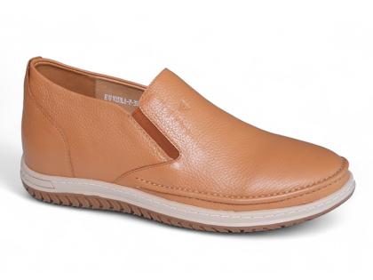 Giày cao 7cm da sần mềm đế khâu