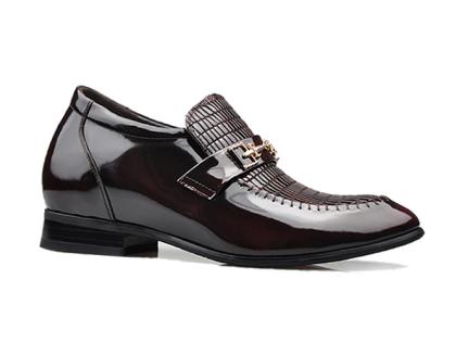 Giày lười cao 7cm màu nâu