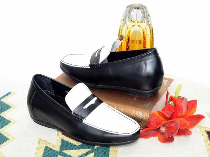 giày nam cao HQ663 Đen trắng 5.jpg