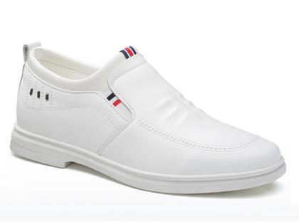 Giày cao nam trắng