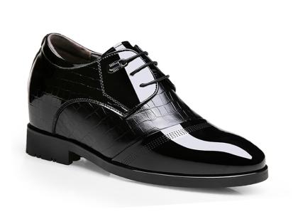 Giày cao nam 8cm da bóng