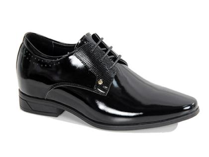 Giày cao nam 7cm da bóng