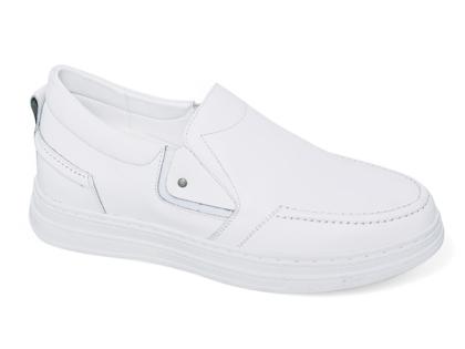 Giày nam cao 8cm màu trắng