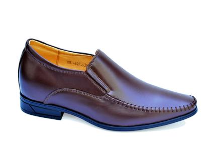 Giày cao nam 7 cm khâu da