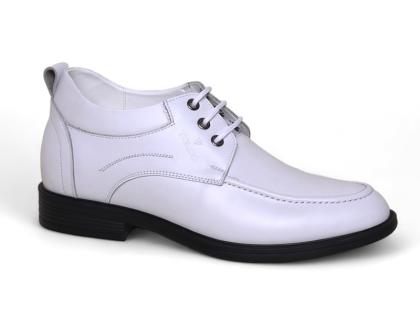 Giày cao 8cm cho nam màu trắng