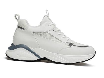 Giày thể thao màu trắng cao 8cm