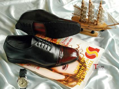 giày cao buộc dây nam HN969 Đen đỏ-08.jpg