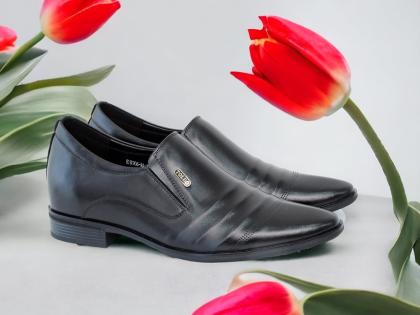 giày cao nam siêu nhẹ TD906 Đen trơn 2.jpg