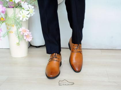 giày cao nam 8cm màu nâu da bò buộc dây 5.jpg