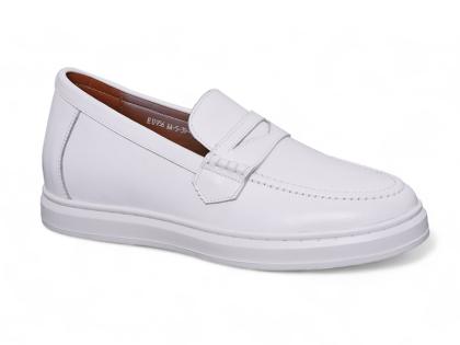 Giày cao 6cm cho nam màu trắng