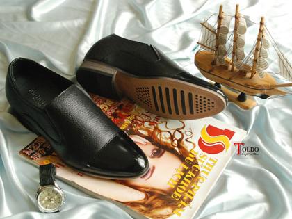 giày lười nam HN968 Đen sần-09.jpg