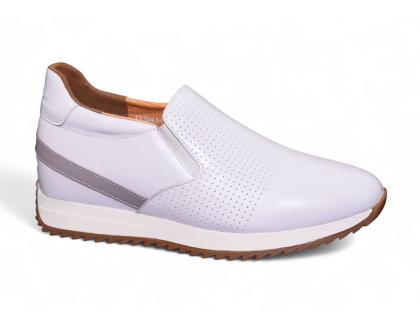 Giày cao nam 8cm màu trắng cao cấp