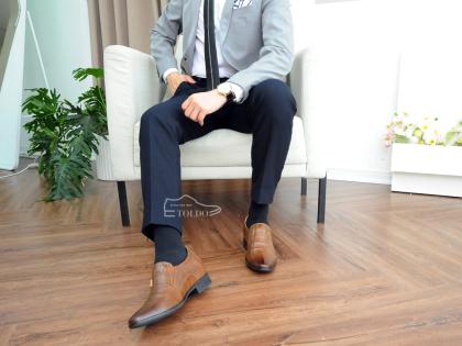 giày cao cho nam sang trọng TD905 Nâu sần 14.jpg