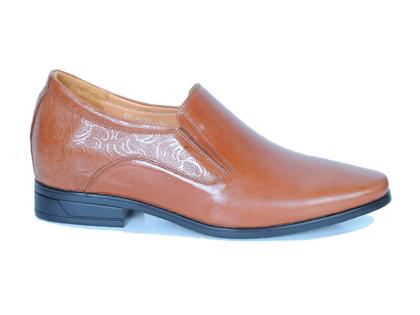 Giày nam cao 7cm màu nâu vàng