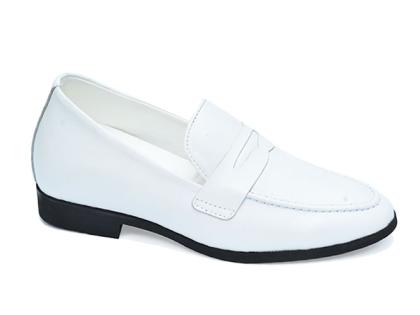 Giày cao nam màu trắng 