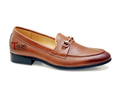 giày lười nam màu nâu