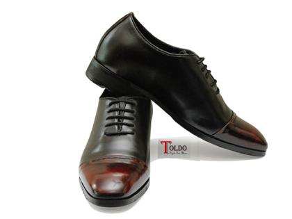 giày cao buộc dây nam HN969 Đen đỏ-05.jpg