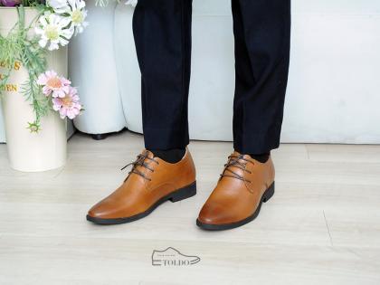 giày cao nam 8cm màu nâu da bò buộc dây 6.jpg