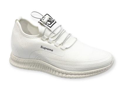 Giày cao thể thao màu trắng tăng 7cm