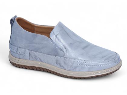 Giày cao 7cm cho nam màu xám da thật