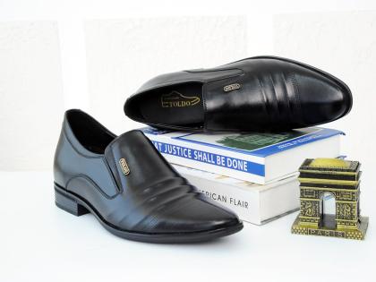 giày cao nam siêu nhẹ TD906 Đen trơn 9.jpg