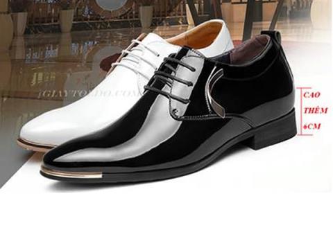 Giày cưới nam tăng chiều cao - cho ngày cưới thêm niềm vui chọn vẹ
