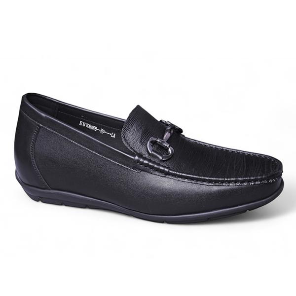 Giày mọi nam cao 6cm nhẹ da thật