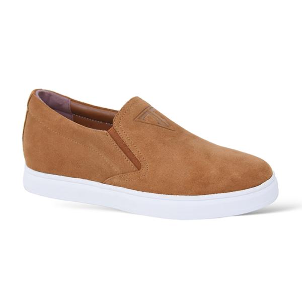 Giày slip on da lộn tăng chiều cao