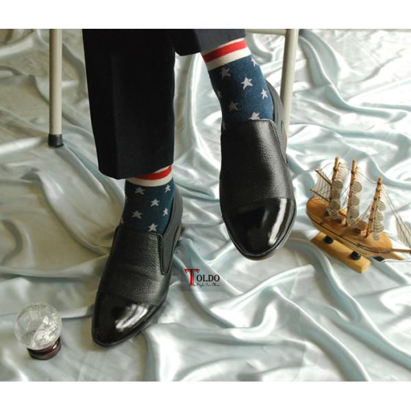 giày lười nam HN968 Đen sần-12.jpg