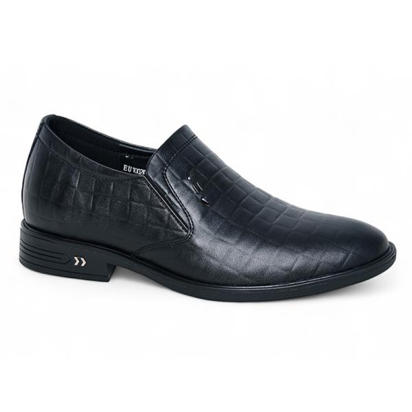 Giày cao 7cm da mềm vân kẻ