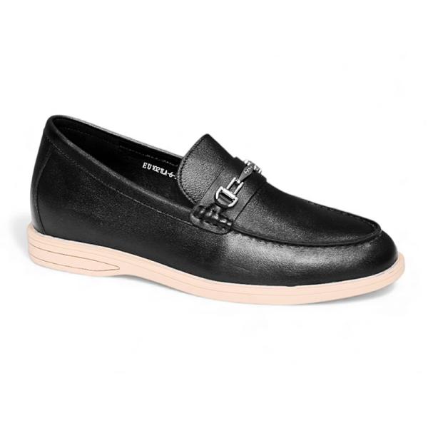 Giày lười cao 6cm cho nam da thật