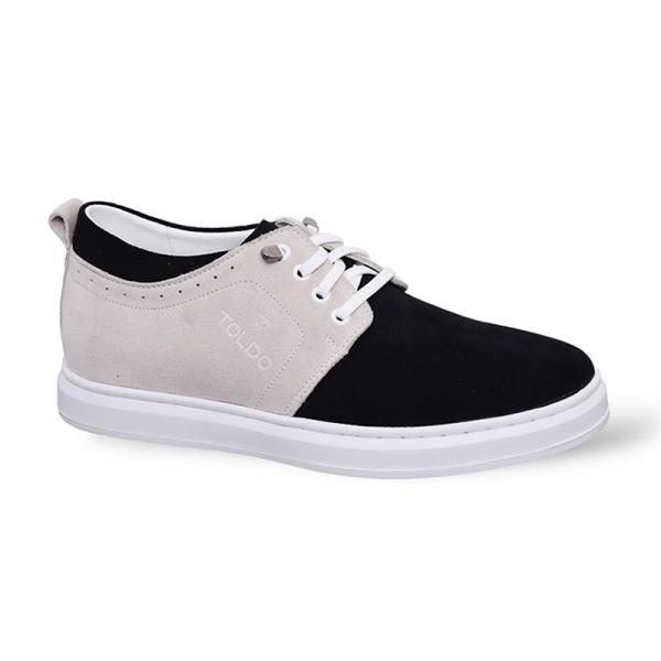 Giày cao nam da lộn thể thao