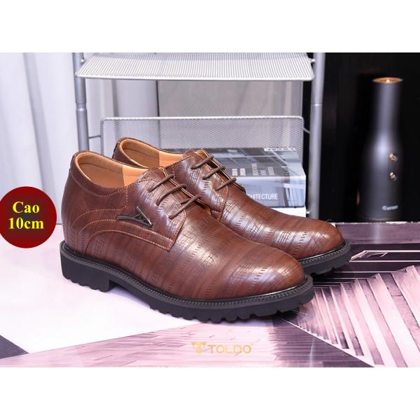 giày cao nam buộc dây màu nâu sần cao 10cm 5.jpg