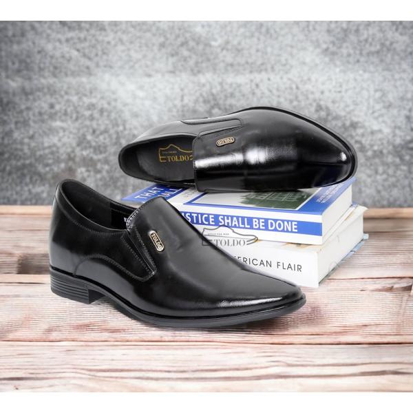 giày tăng chiều cao TD901 Đen sần 6.jpg