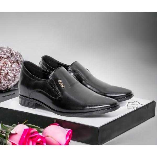 giày tăng chiều cao TD901 Đen sần 2.jpg