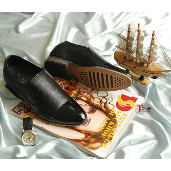 giày lười nam HN968 Đen sần-09.jpg