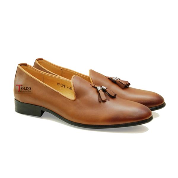 giày nam da bò thật