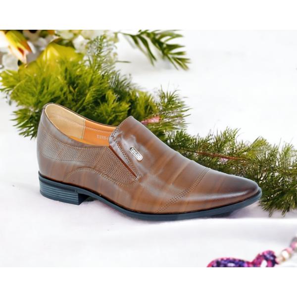 giày cao cho nam sang trọng TD905 Nâu sần 1.jpg