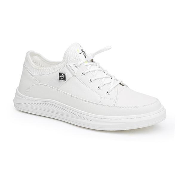 Giày thể thao cao 6cm màu trắng