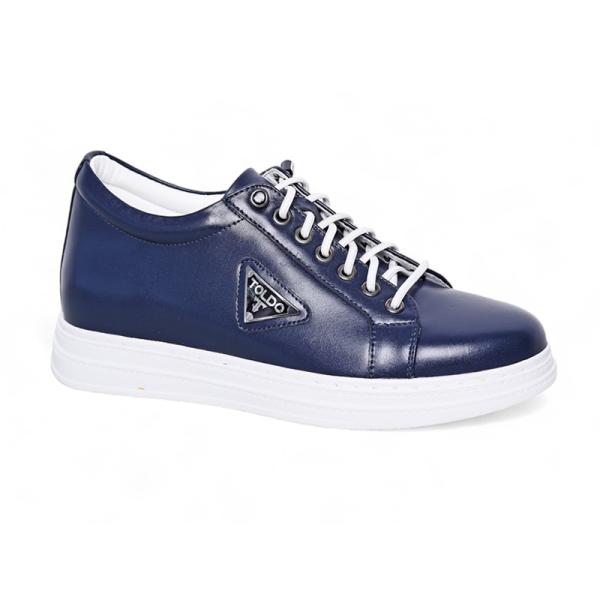 Giày cao 8cm màu xanh