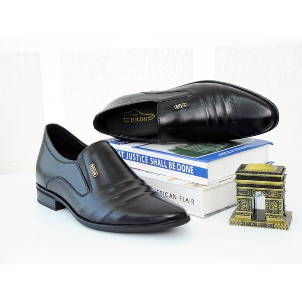 giày cao nam siêu nhẹ TD906 Đen trơn 10.jpg