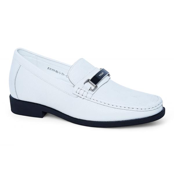 Giày cao 7cm cho nam màu trắng